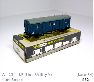 Wrenn P4 W4324 BR Blue Utility Van